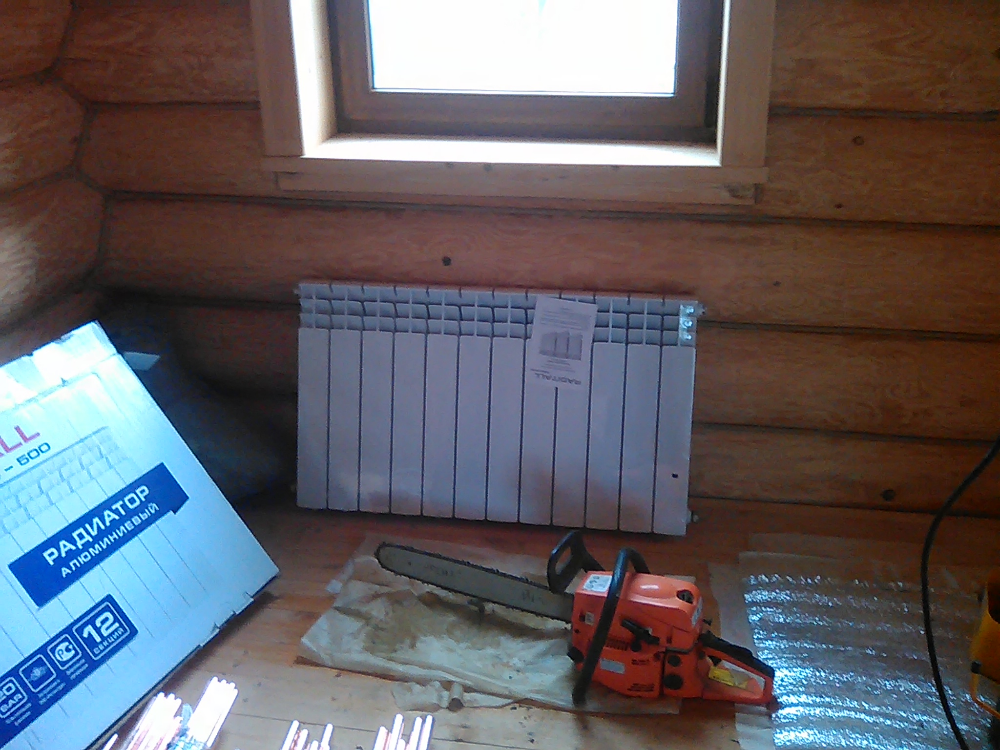 Автономное отопление дровяным котлом